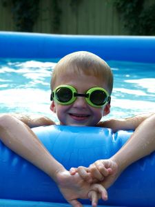 Is your pool safe? kid swimming